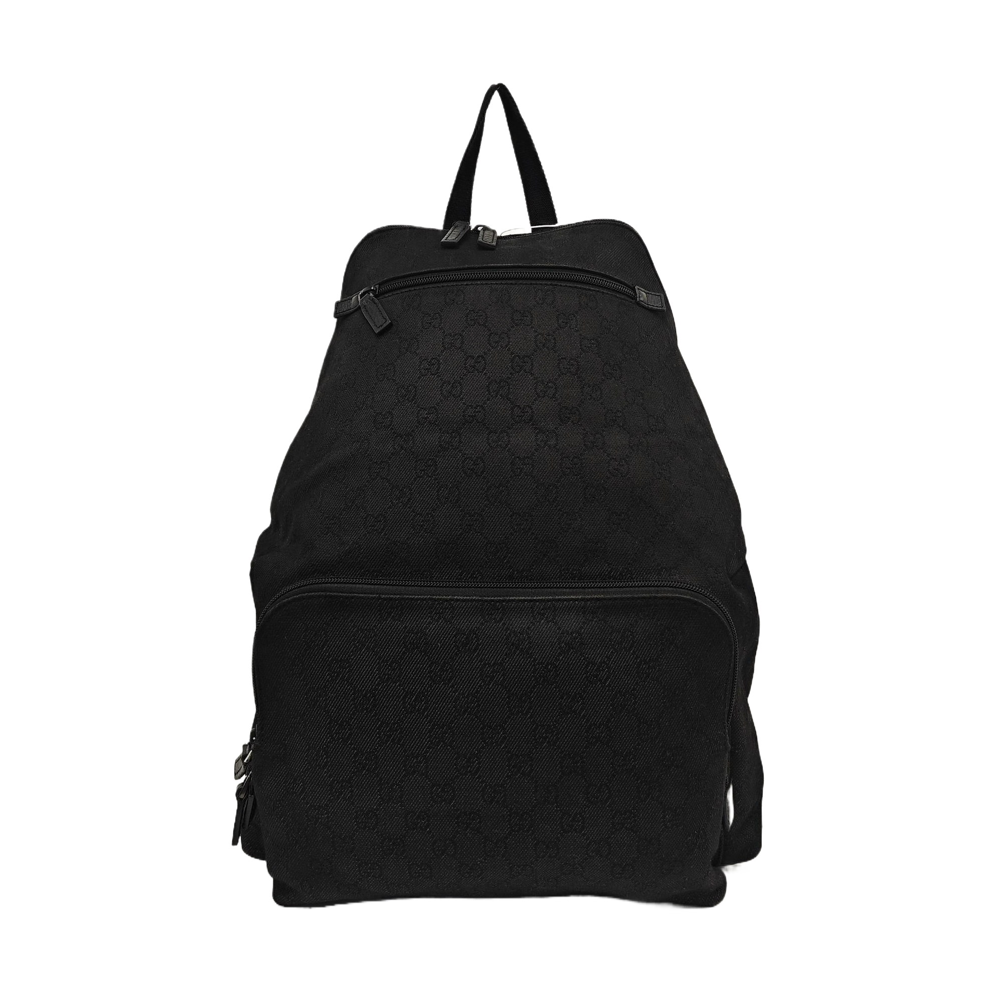 Monogram Canvas Backpack Black