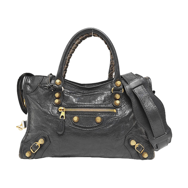 Classic City Small Lambskin Gray
