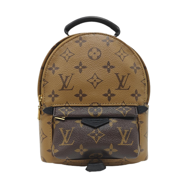 PALM SPRINGS Mini Monogram Coated Canvas Beige