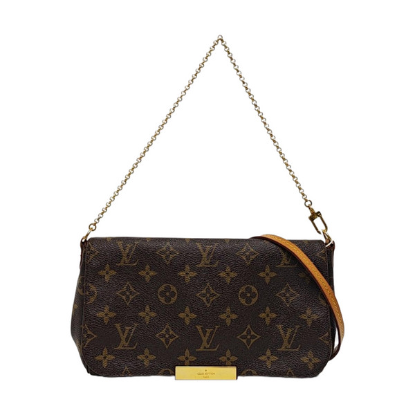 FAVORITE MM Monogram Coated Canvas Brown