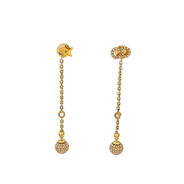 La Petite Tribale Metal Gold Earrings