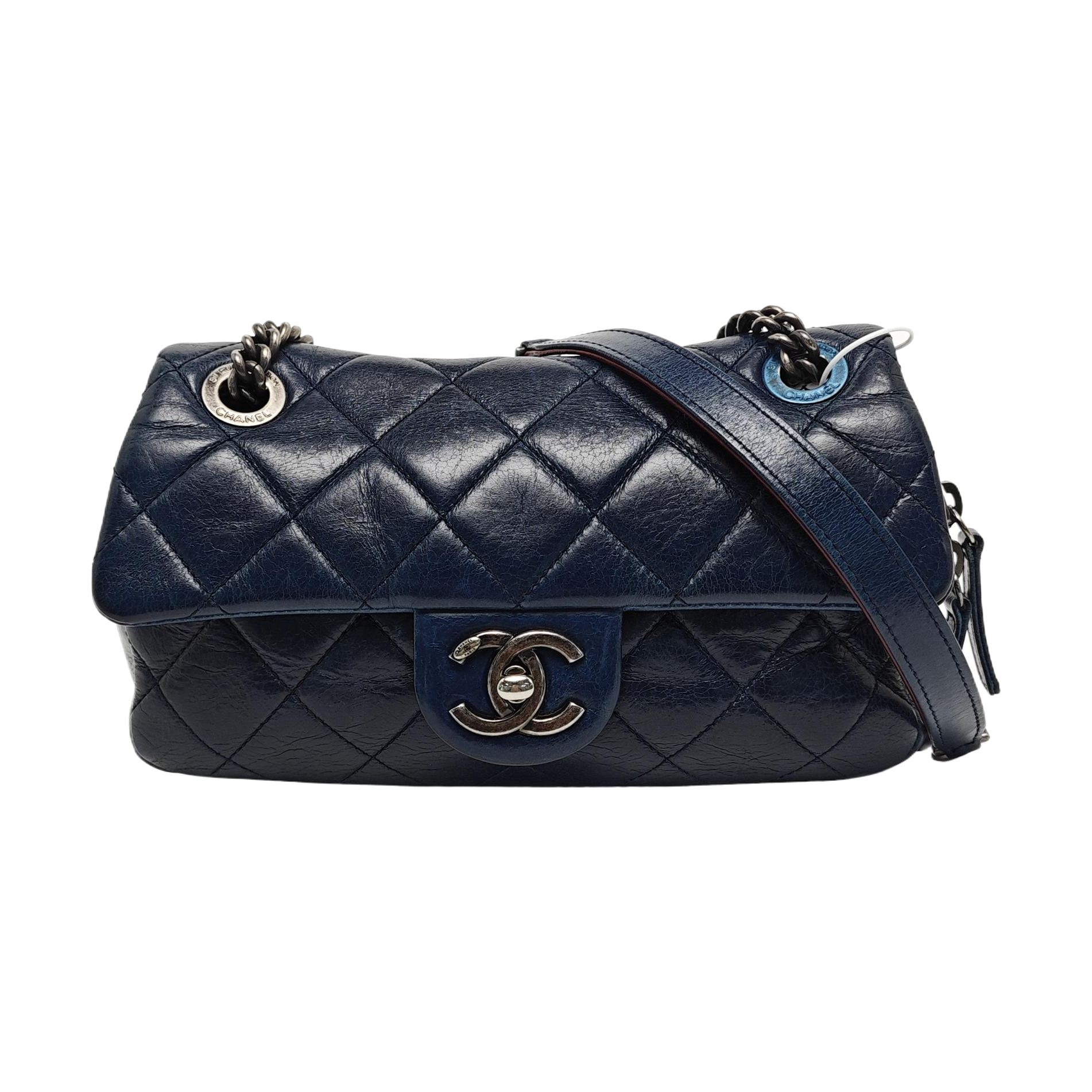 Quilted Calfskin Blue