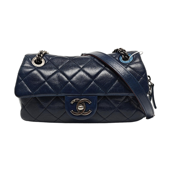 Quilted Calfskin Blue