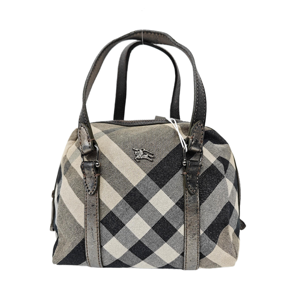 Canvas Top Handle Bag Gray