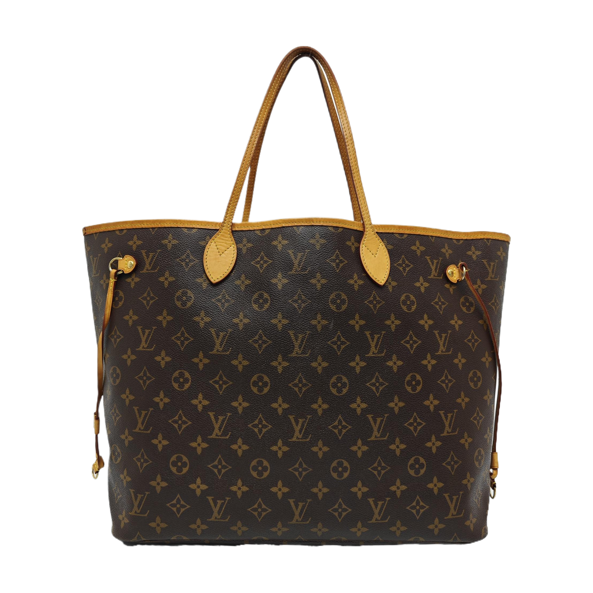 NEVERFULL Lona Revestida Monogram Marrón