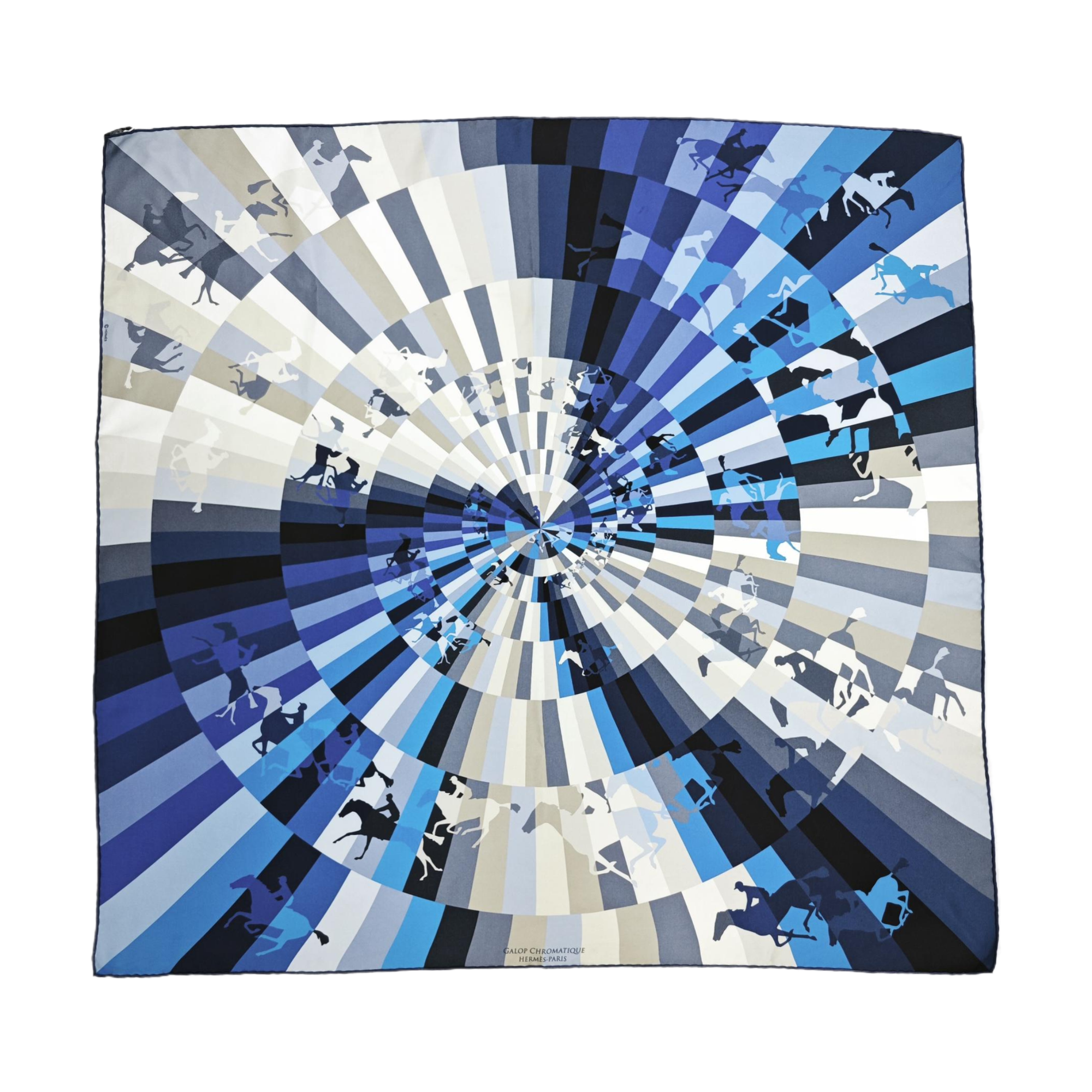 Mulberry Silk Silk Scarf Blue