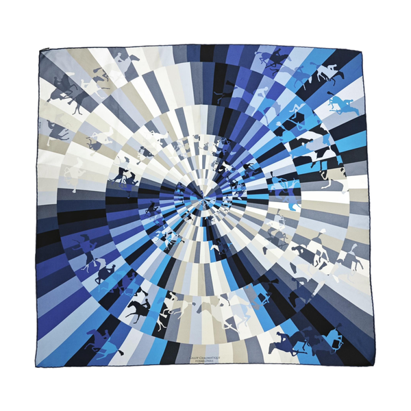 Mulberry Silk Silk Scarf Blue