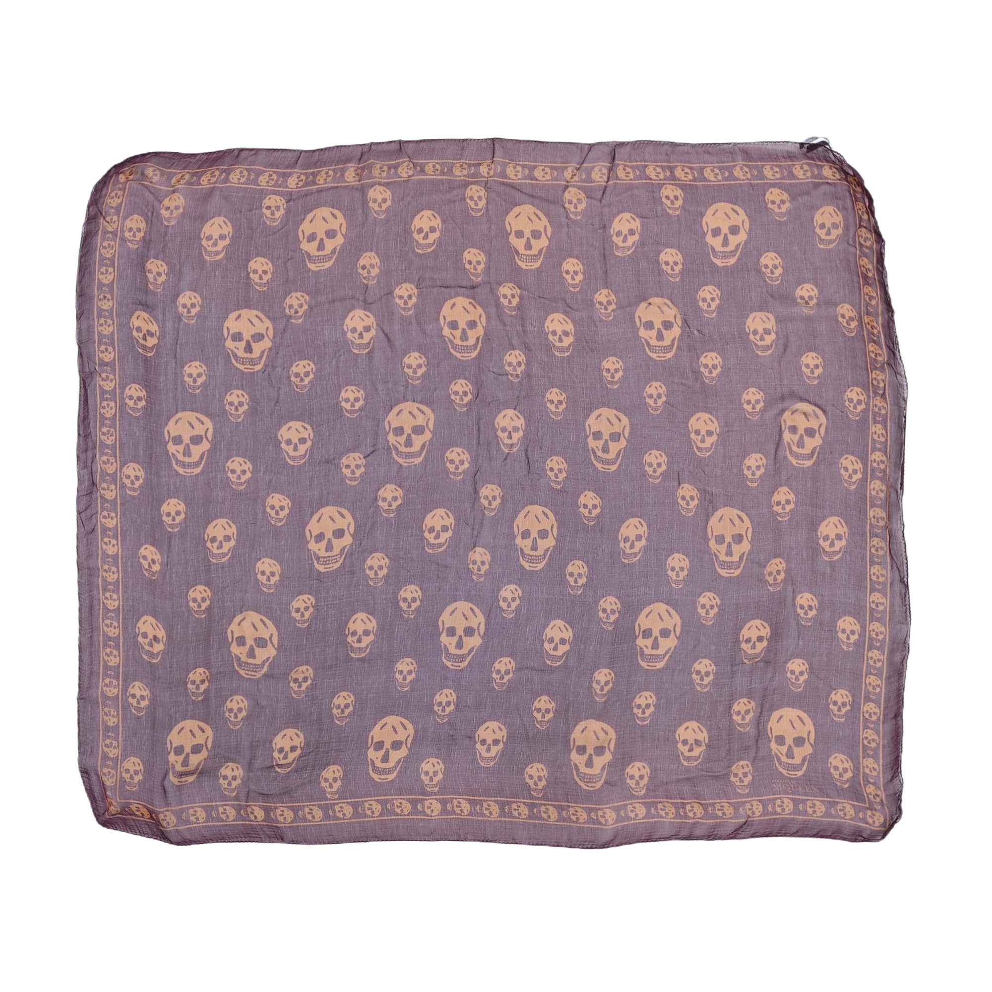 Mulberry Silk Silk Scarf Brown