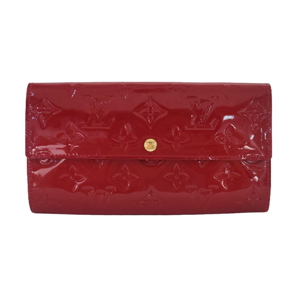 PORTE MONNAIE Patent Leather Red Wallet