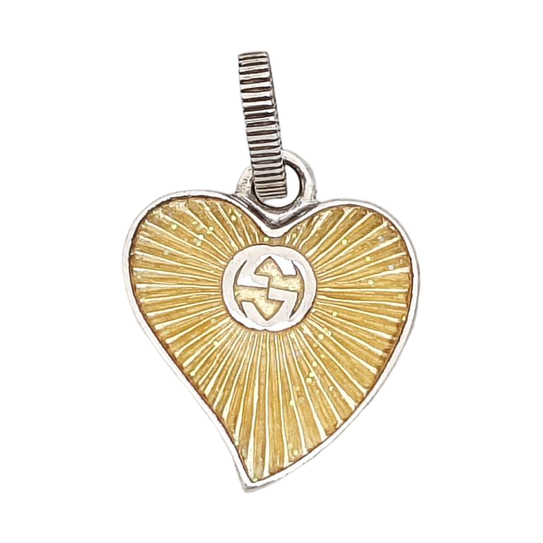 Interlocking G 925 Sterling Silver Pendant