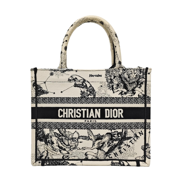 Book Tote Small Canvas White