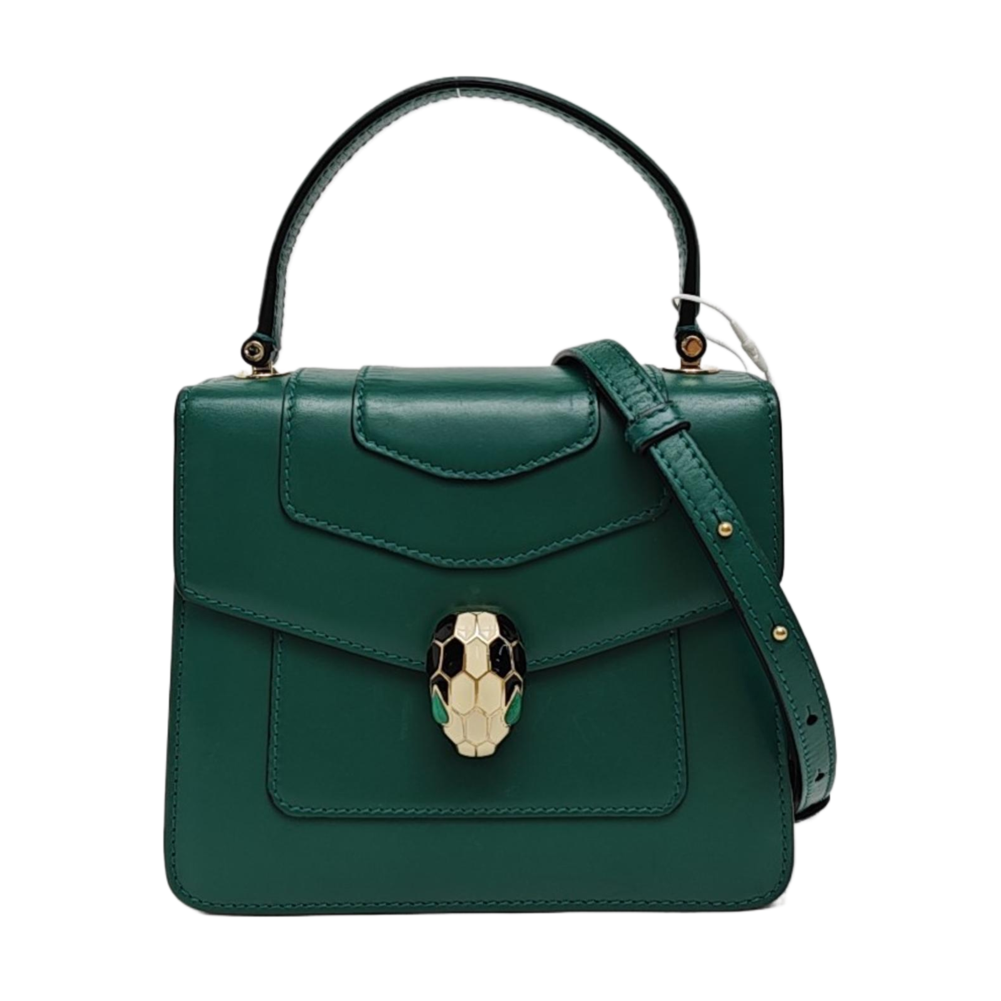 SERPENTI FOREVER Small Calfskin Green