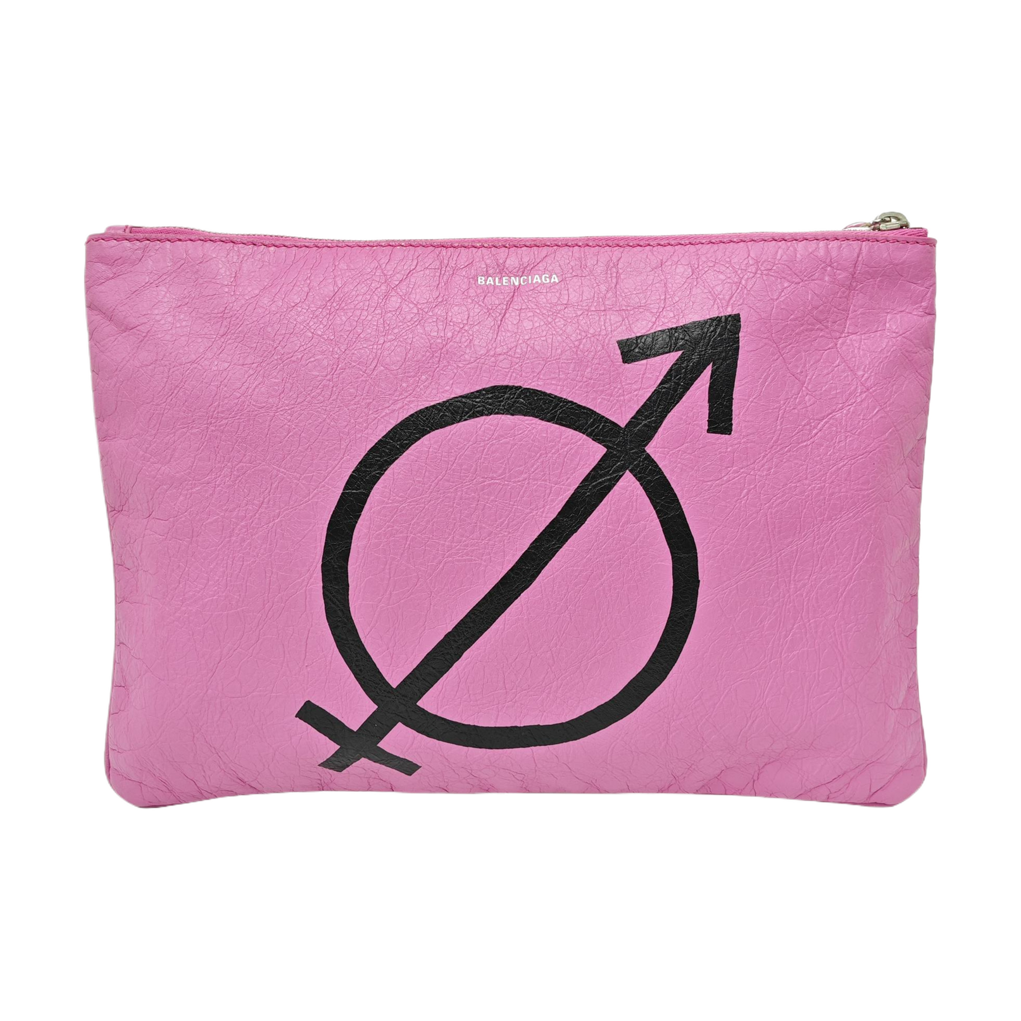 Calfskin Clutch Pink