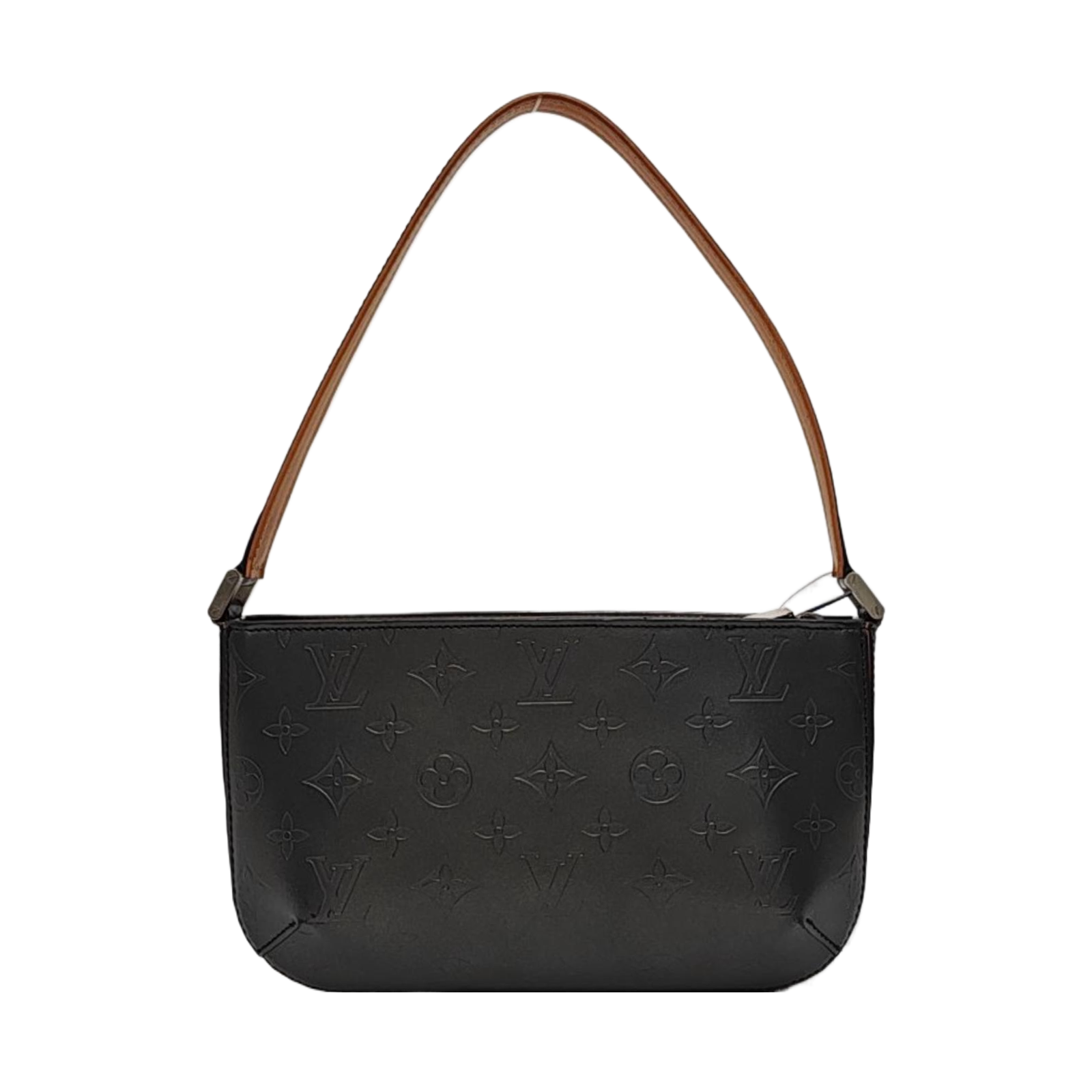 FOWLER Monogram Calfskin Gray