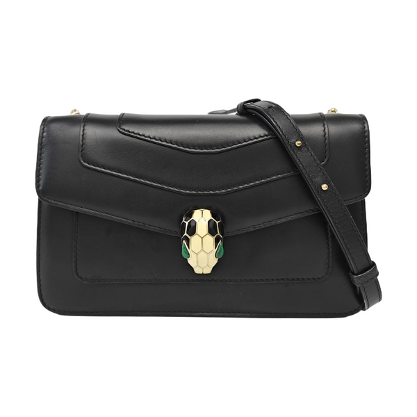 SERPENTI FOREVER Small Calfskin Black