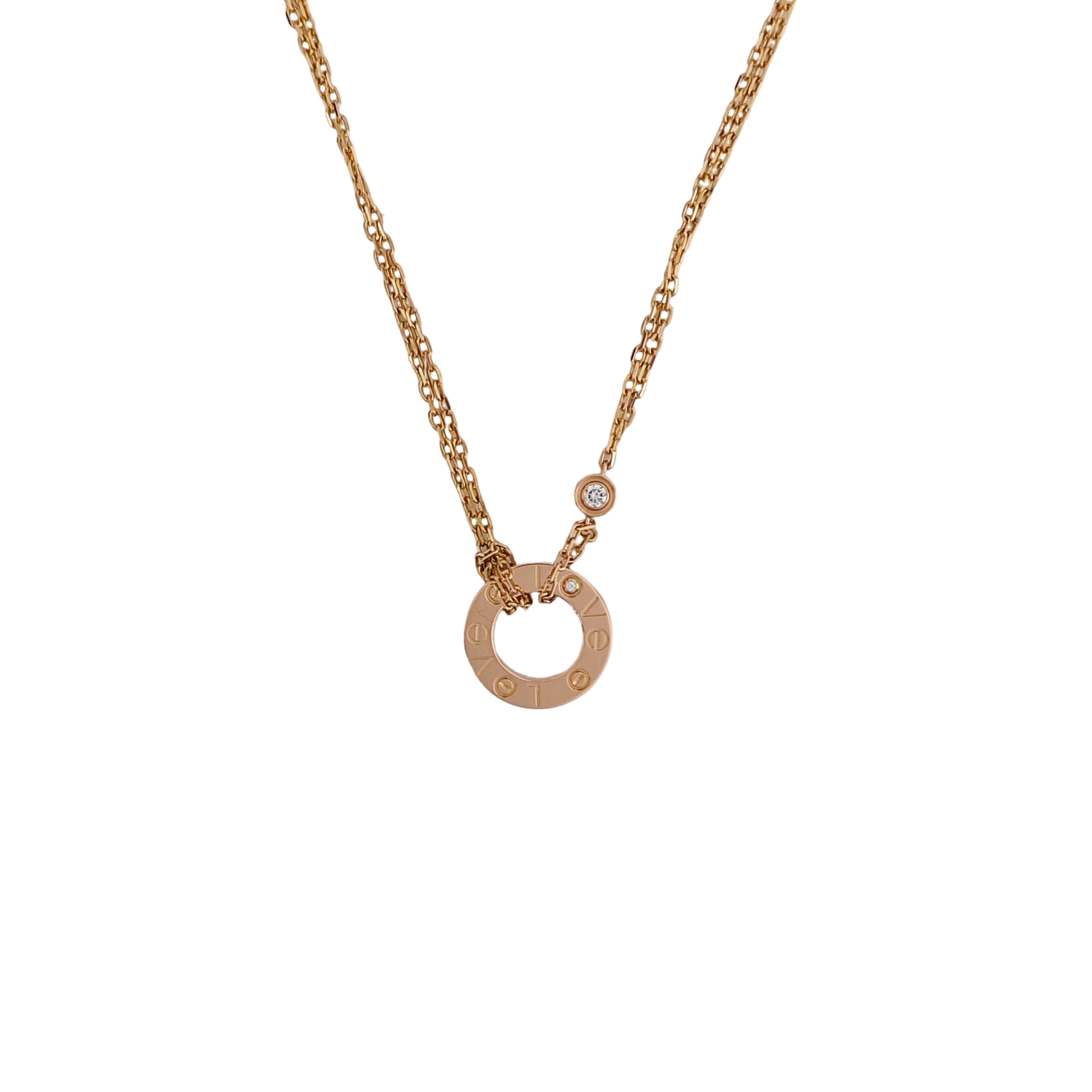 LOVE 18k Rose Gold Necklace