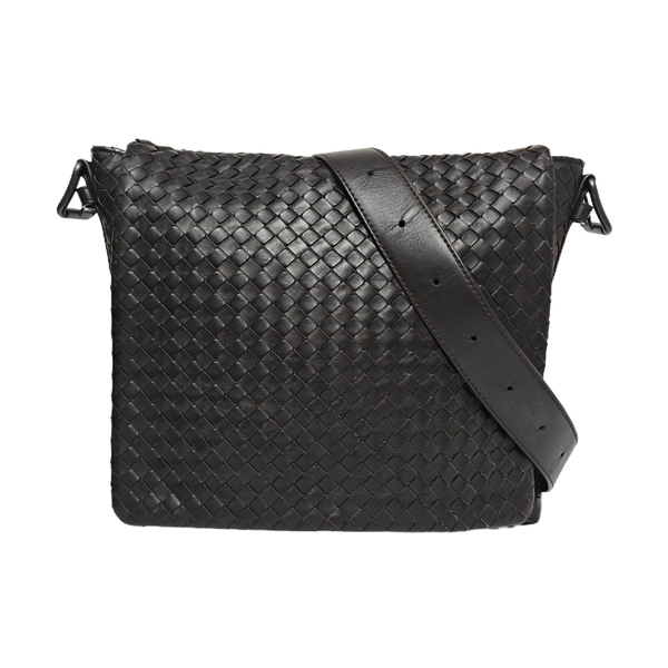 Calfskin Shoulder Bag Brown