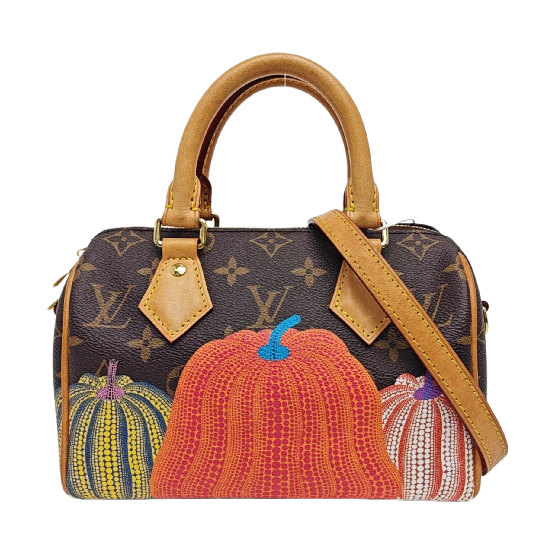 SPEEDY 20 Monogram Coated Canvas Brown