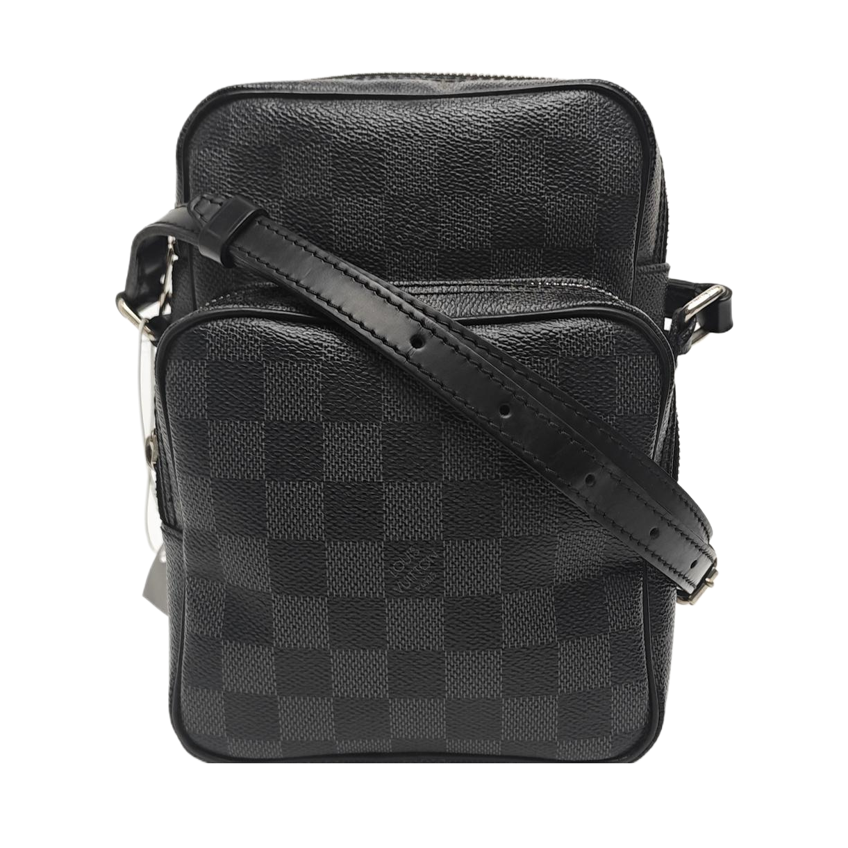 REM Damier Graphite Coated Canvas Gray