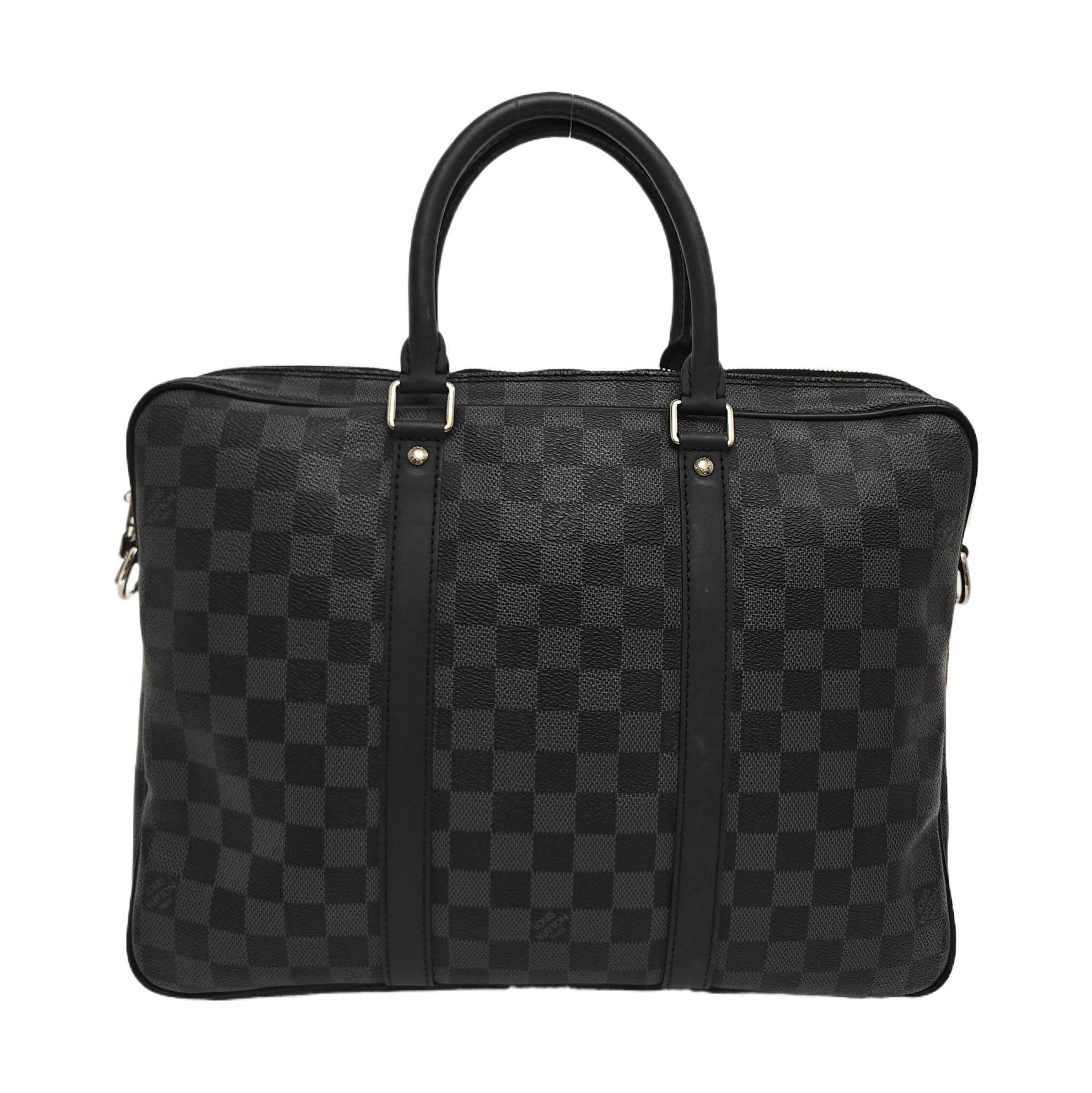 PORTE-DOCUMENTS PM Damier Graphite Coated Canvas Gray