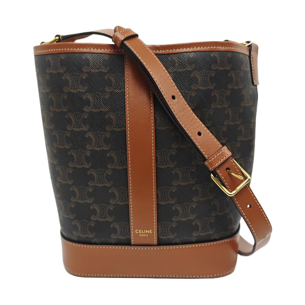 TRIOMPHE CANVAS Small Coated Canvas Brown