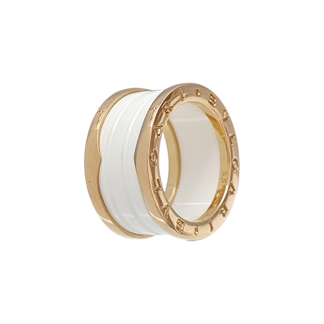 B.ZERO1 18k Rose Gold Ring EU 55