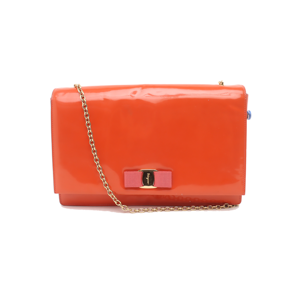 Ginny Patent Leather Orange