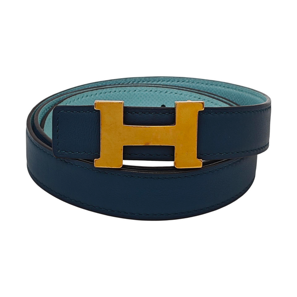Leather Belt Blue