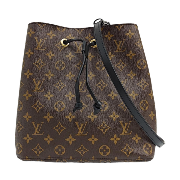 NÉONOÉ MM Monogram Coated Canvas Brown