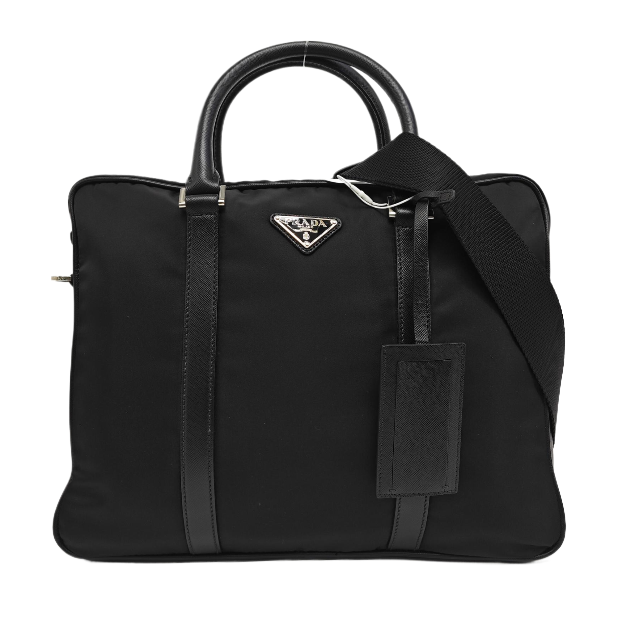 Nylon Shoulder Bag Black