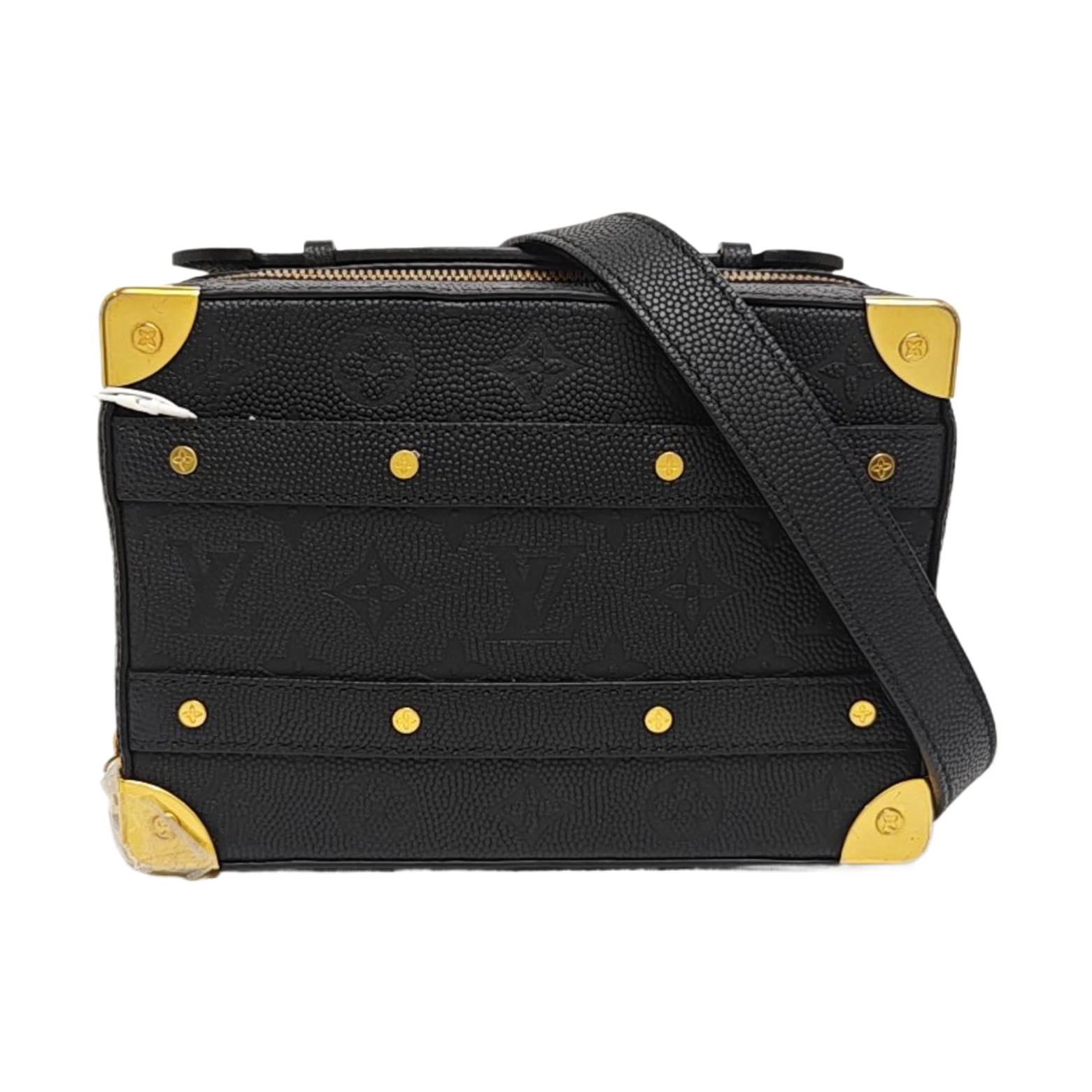 TRUNK Monogram Calfskin Black
