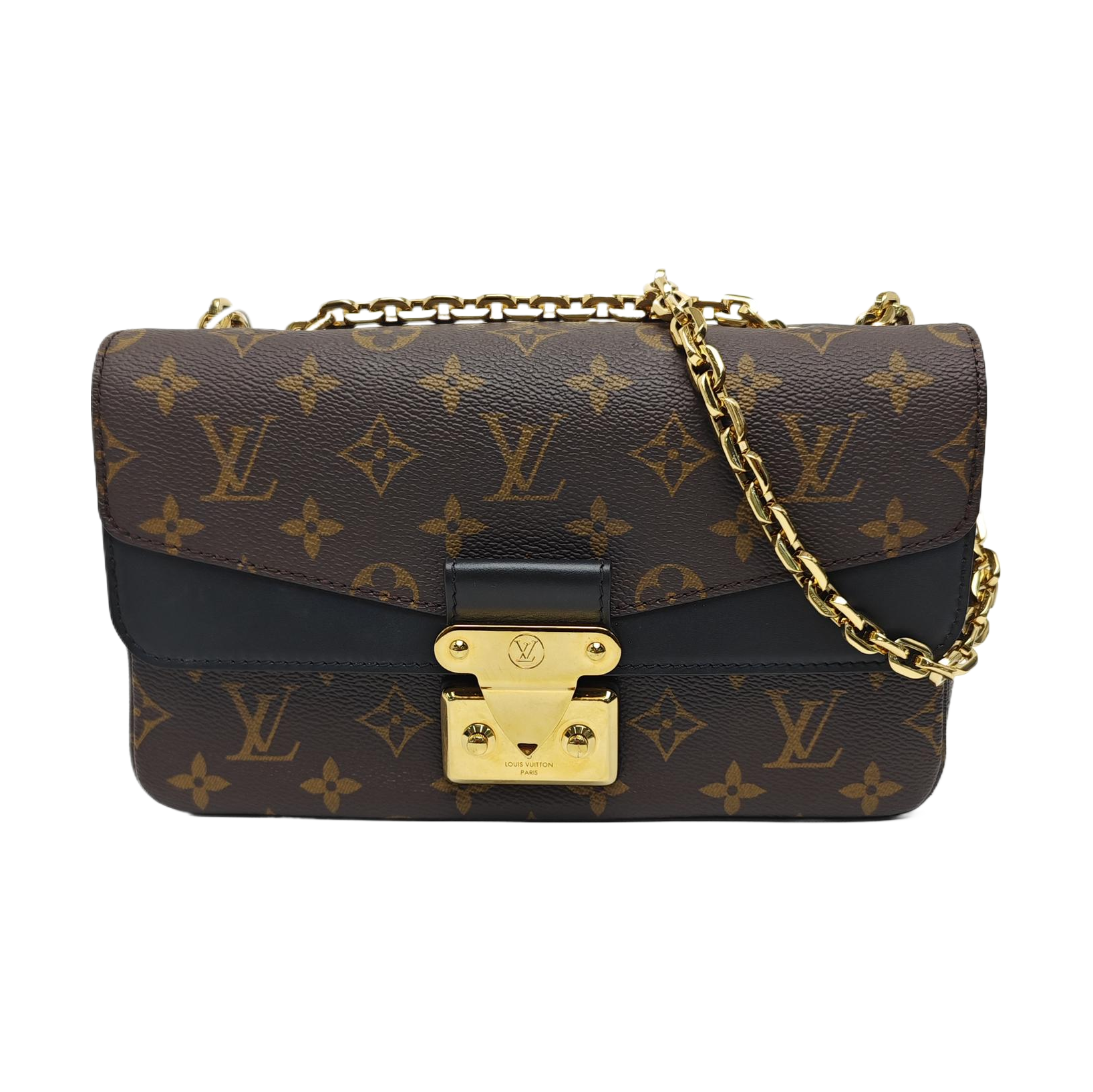 MARCEAU Monogram Coated Canvas Brown