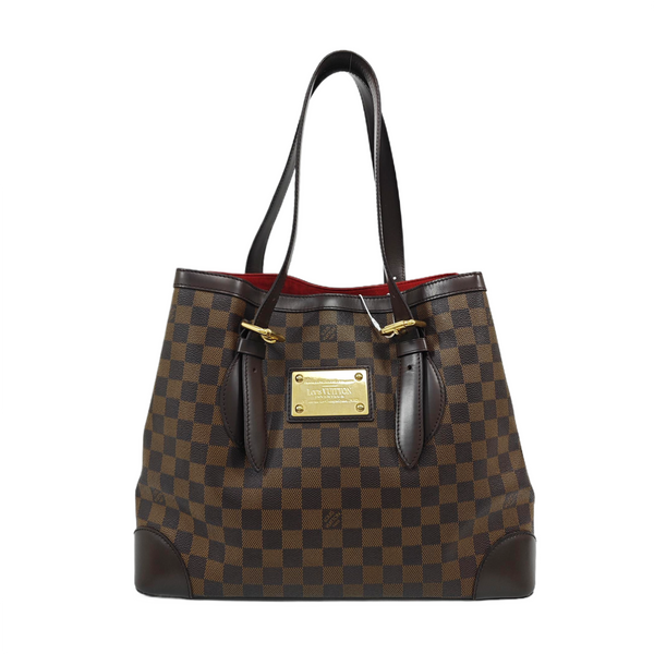 HAMPSTEAD MM Damier Ebene Coated Canvas Brown