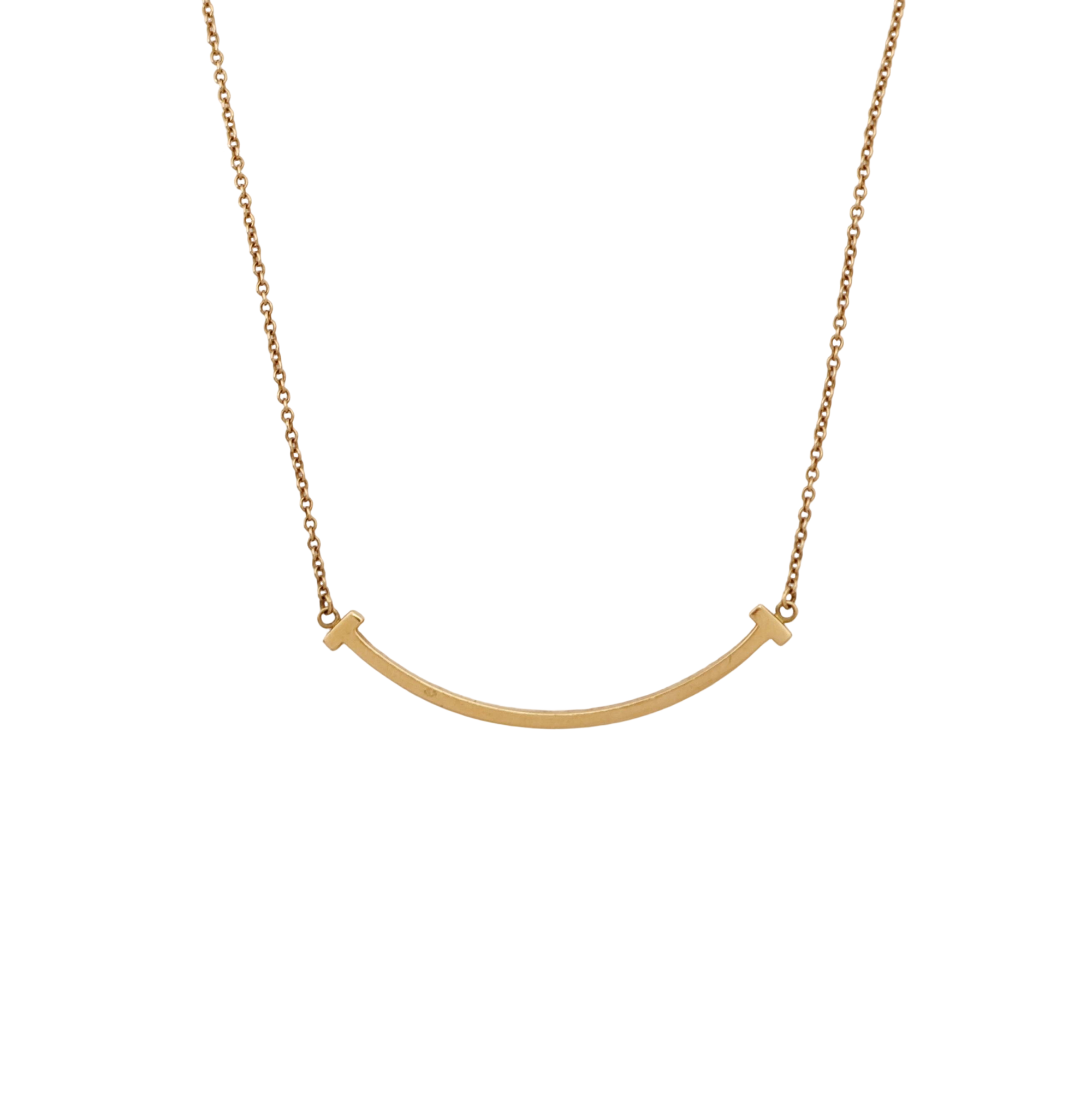 Tiffany T 18k Rose Gold Necklace