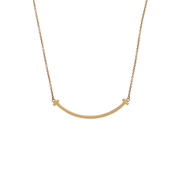 Tiffany T 18k Rose Gold Necklace