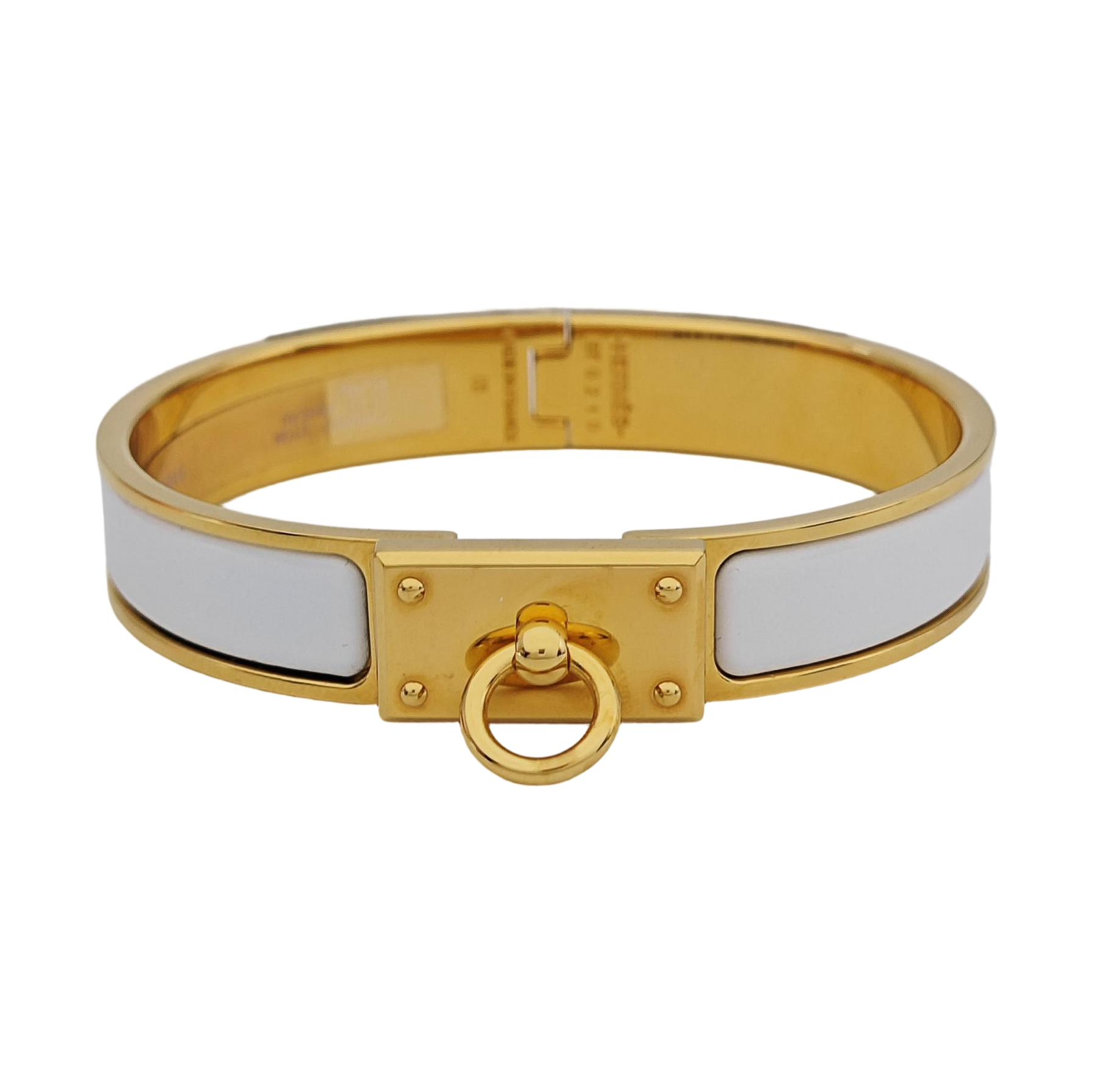 Clic Anneau Metal Gold Bangle