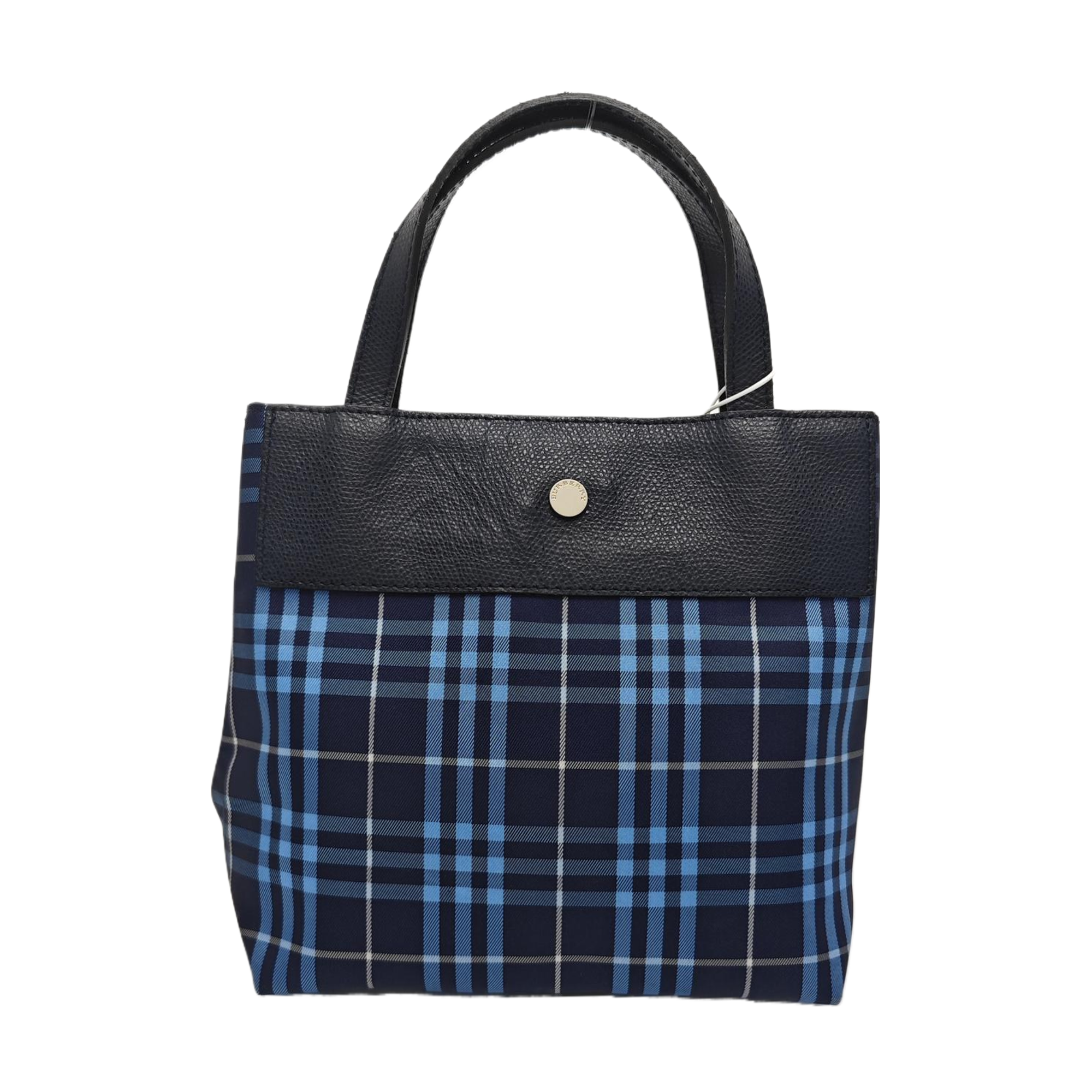 Canvas Top Handle Bag Blue