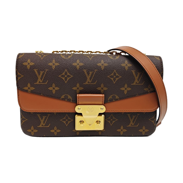 MARCEAU Monogram Coated Canvas Brown