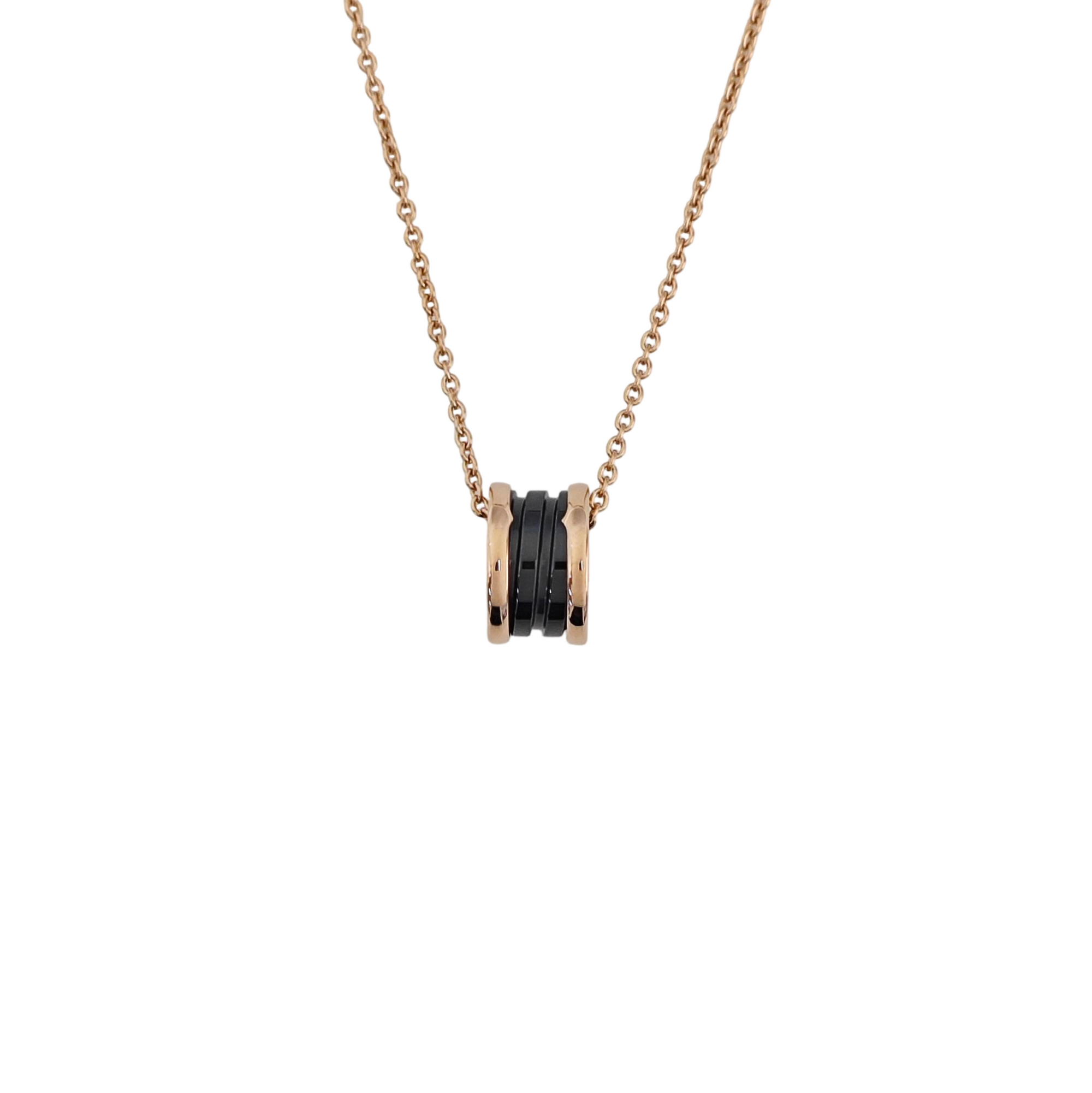 B.ZERO1 18k Rose Gold Necklace