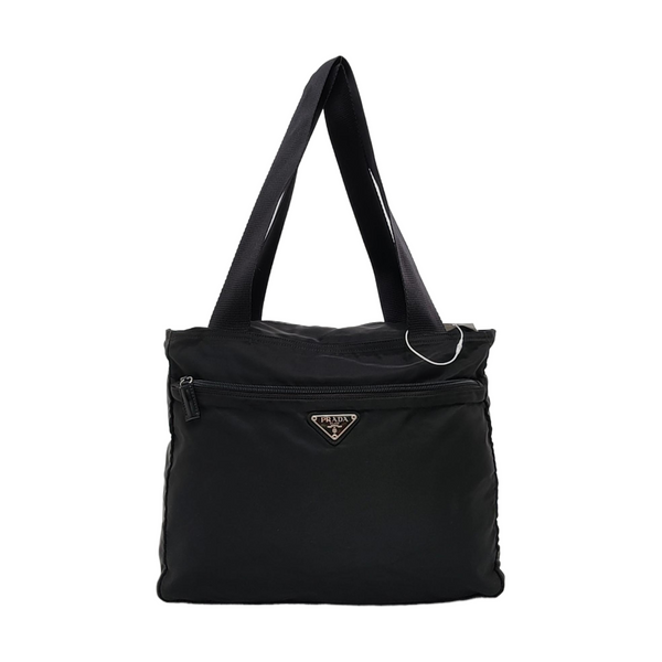 Nylon Tote Bag Black