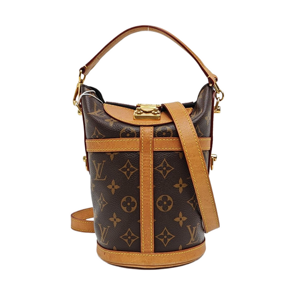 DUFFLE Monogram Coated Canvas Brown