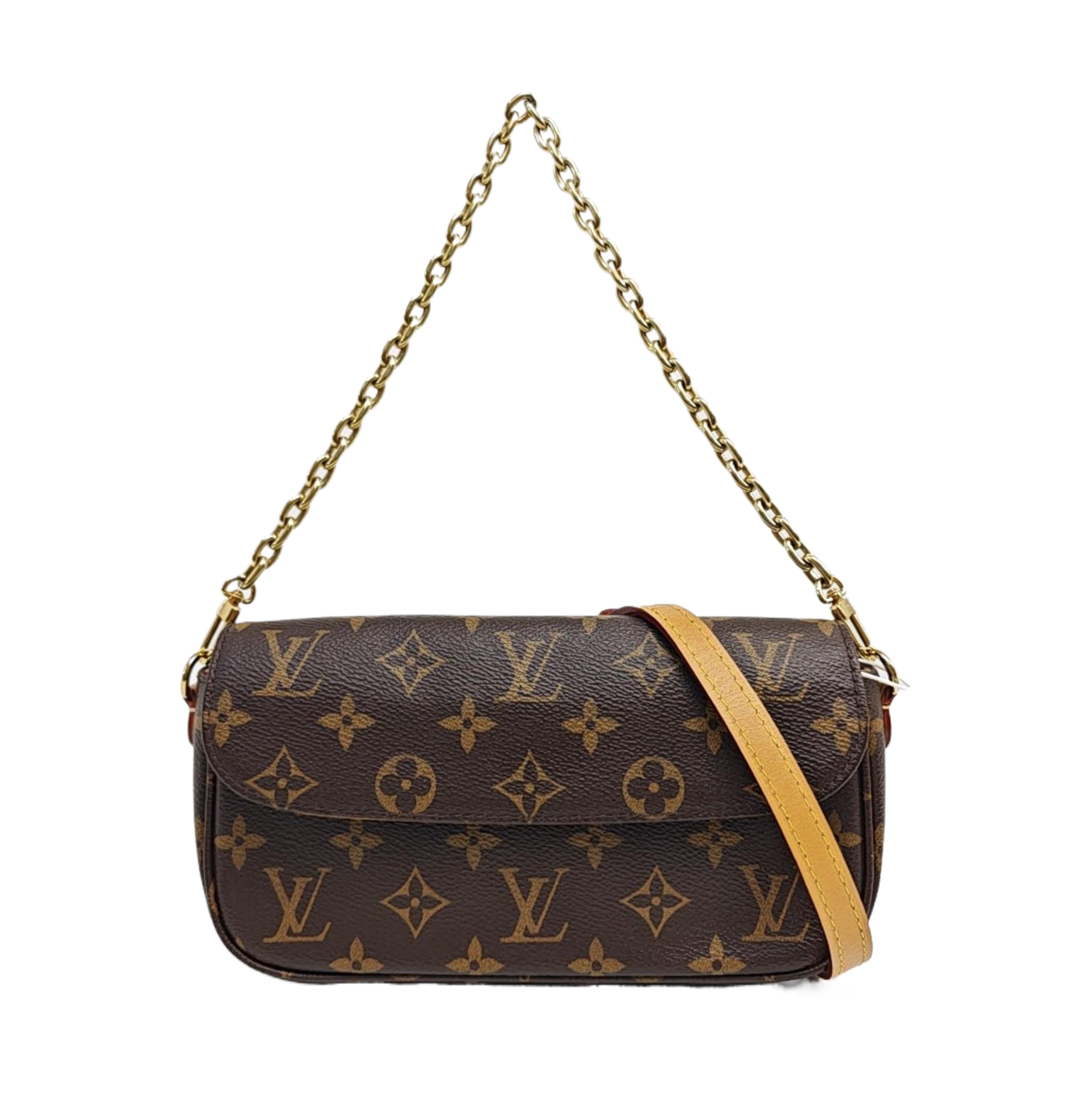 IVY Monogram Coated Canvas Brown