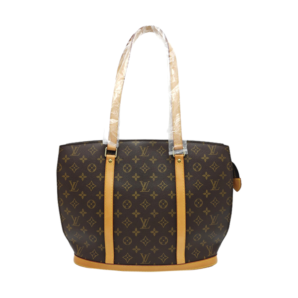 VINTAGE BABYLONE Monogram Coated Canvas Brown