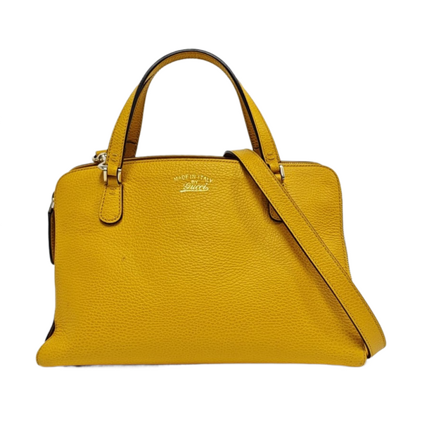 Calfskin Tote Bag Yellow
