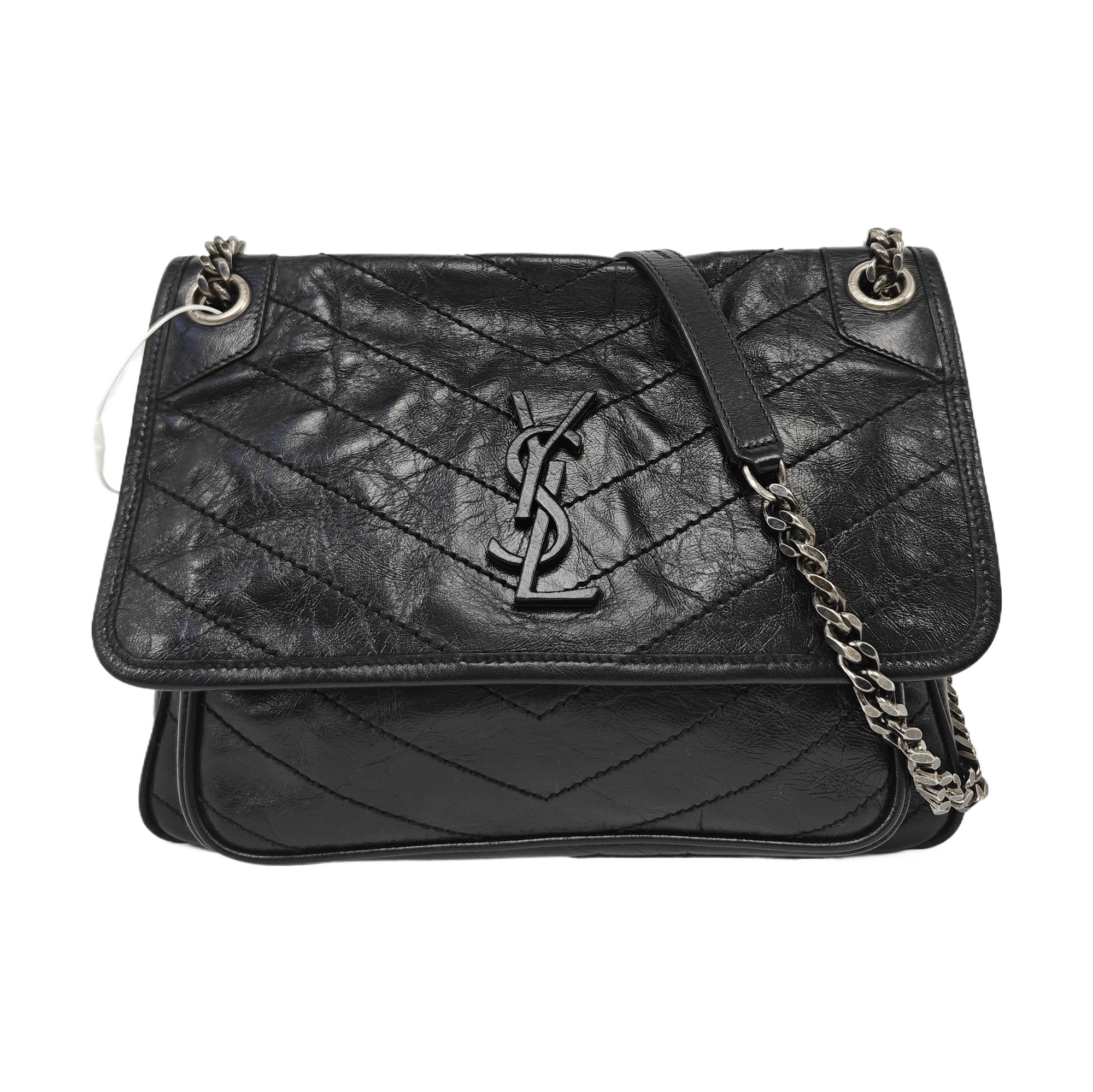 NIKI Medium Quilted Calfskin Black