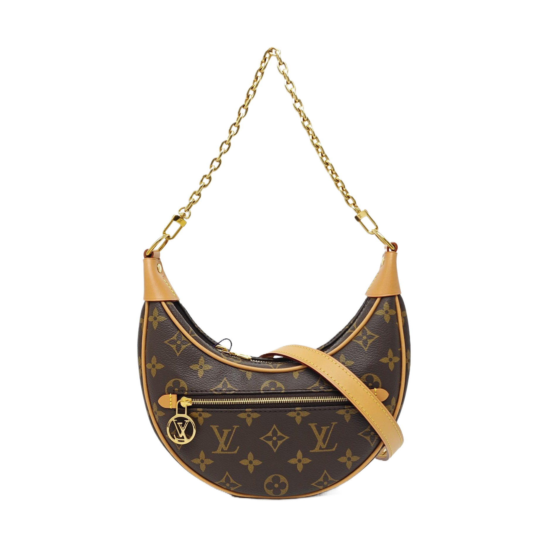 LOOP Monogram Coated Canvas Brown