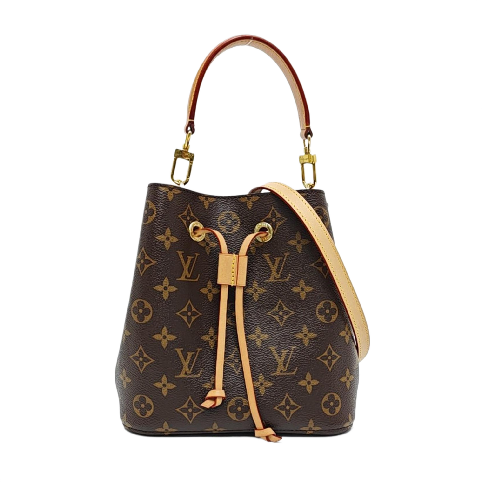 NÉONOÉ BB Monogram Coated Canvas Brown