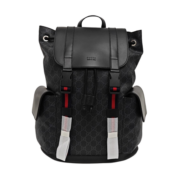 GG Supreme Monogram Coated Canvas Black