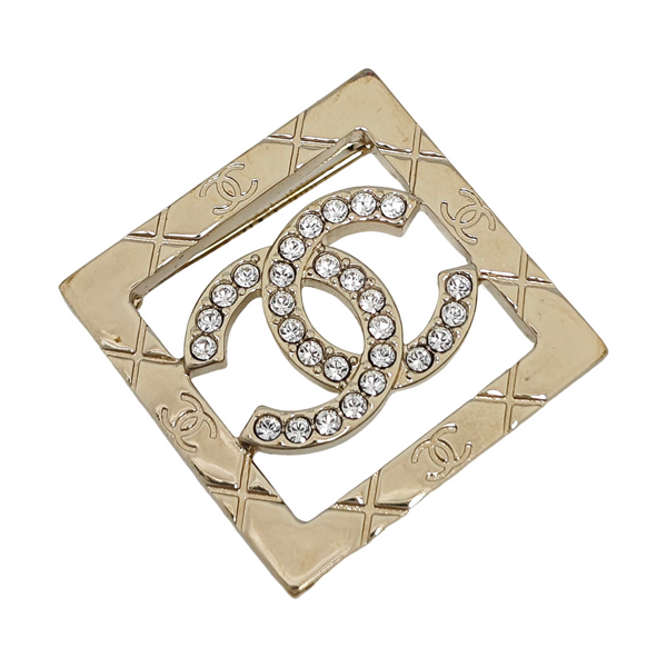 Metal Gold Brooch