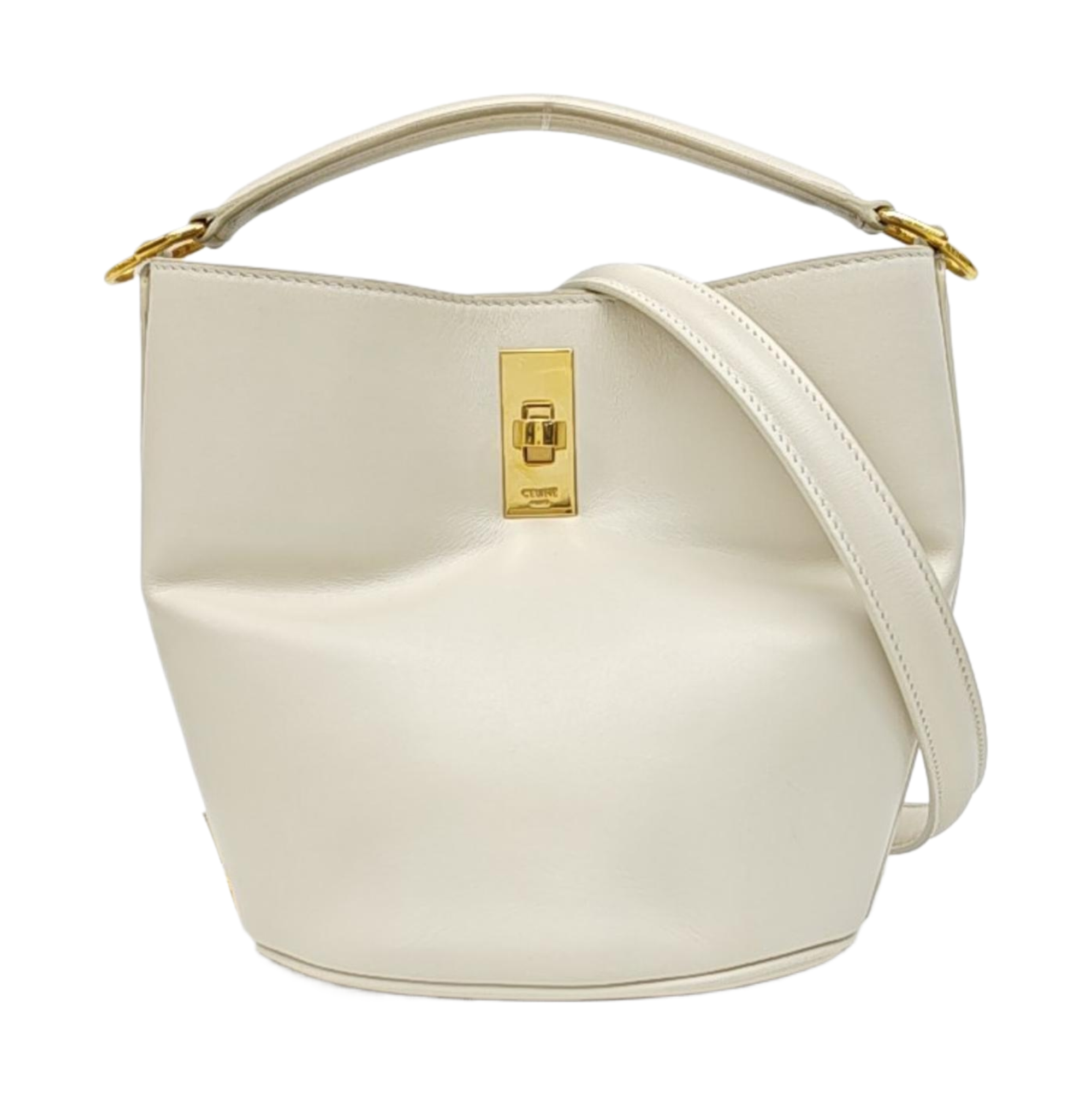 CAMILLE 16 Calfskin White